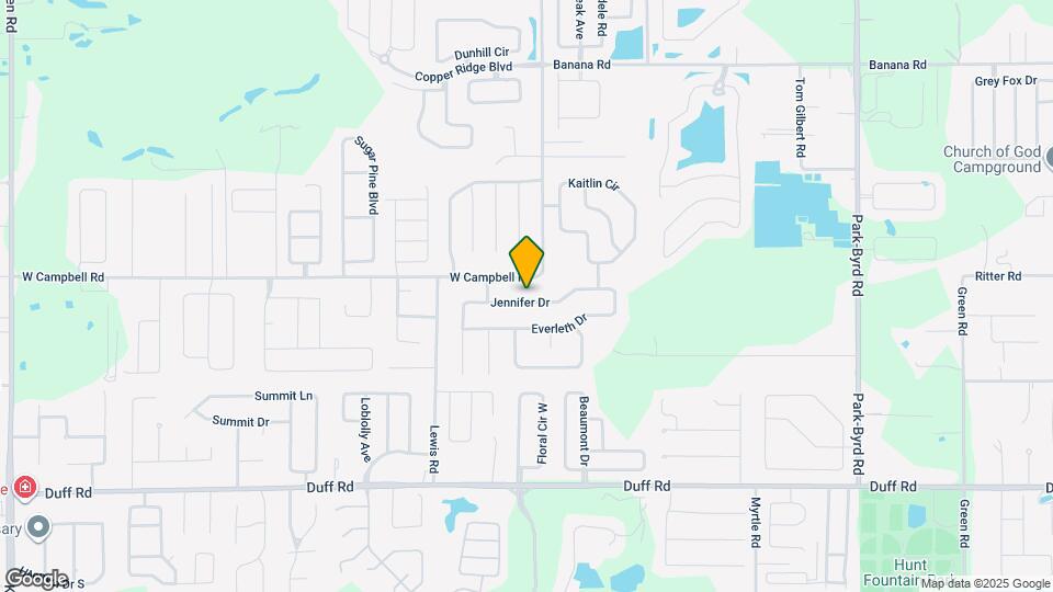 2735 Jennifer Dr Map and Location Details