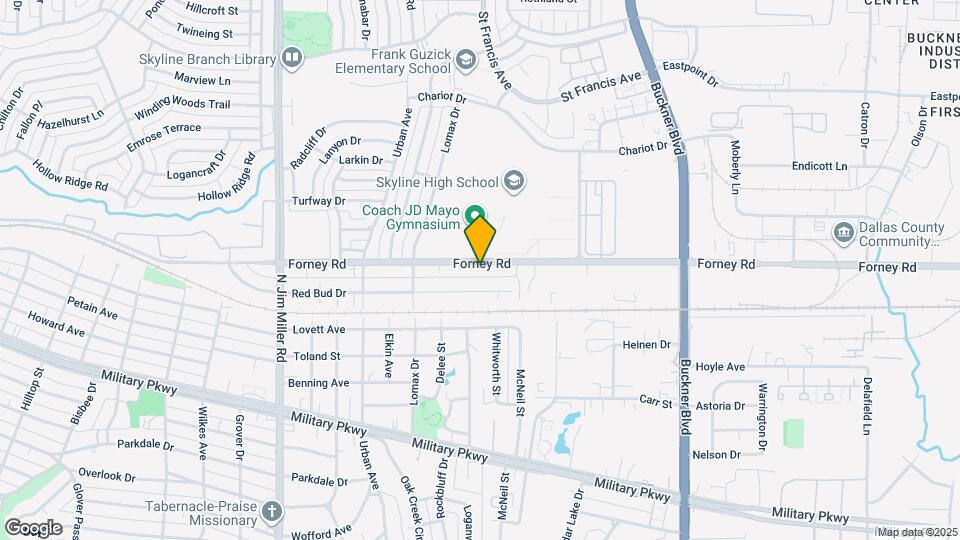 7538 Forney Rd Map and Location Details