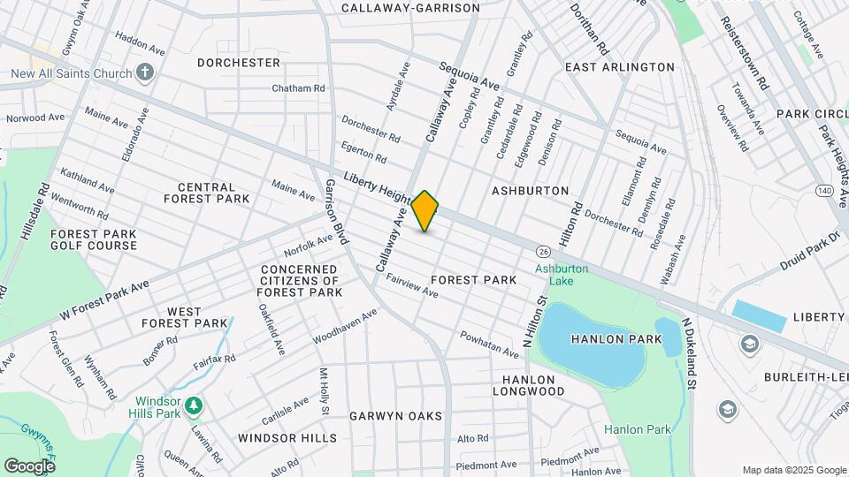 3609 W Forest Park Ave, Unit #2 Mapa y Detalles de la Ubicación