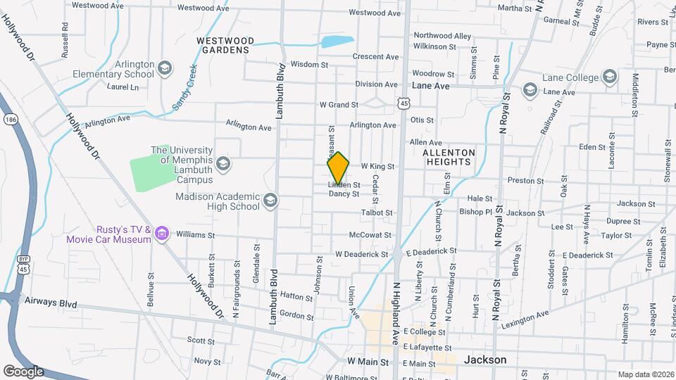 244 Linden St Map and Location Details