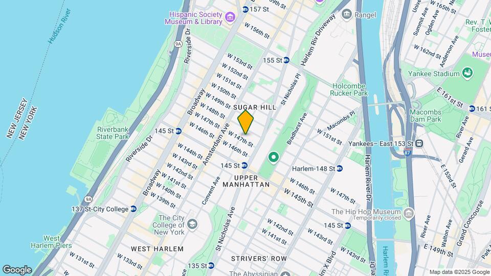 Upper Manhattan Townhouse Mapa y Detalles de la Ubicación