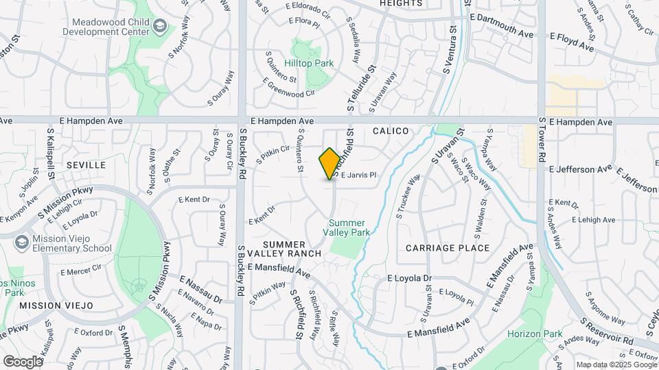 17293 E Kenyon Dr Map and Location Details