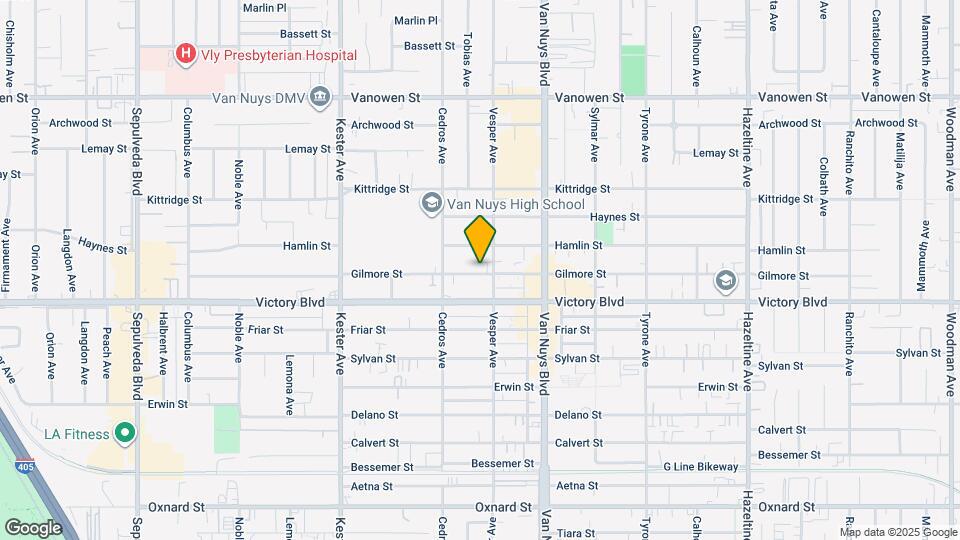 14615 Gilmore St Map and Location Details