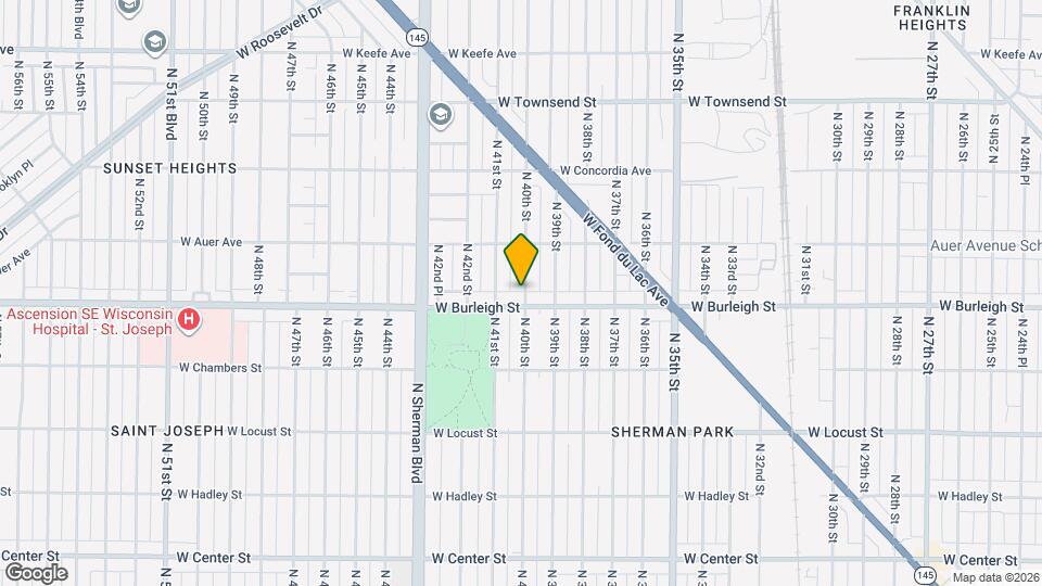 3113 N 40th St Mapa y Detalles de la Ubicación