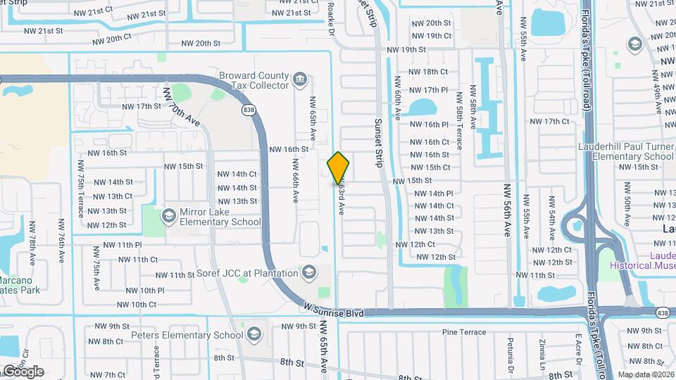 1479 NW 63rd Ave Mapa y Detalles de la Ubicación