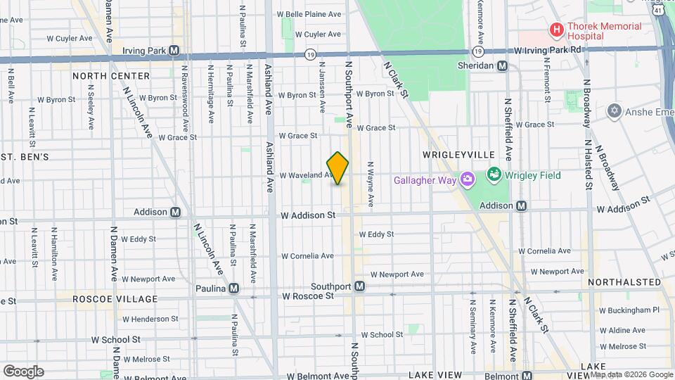 3637 N Janssen Ave Map and Location Details