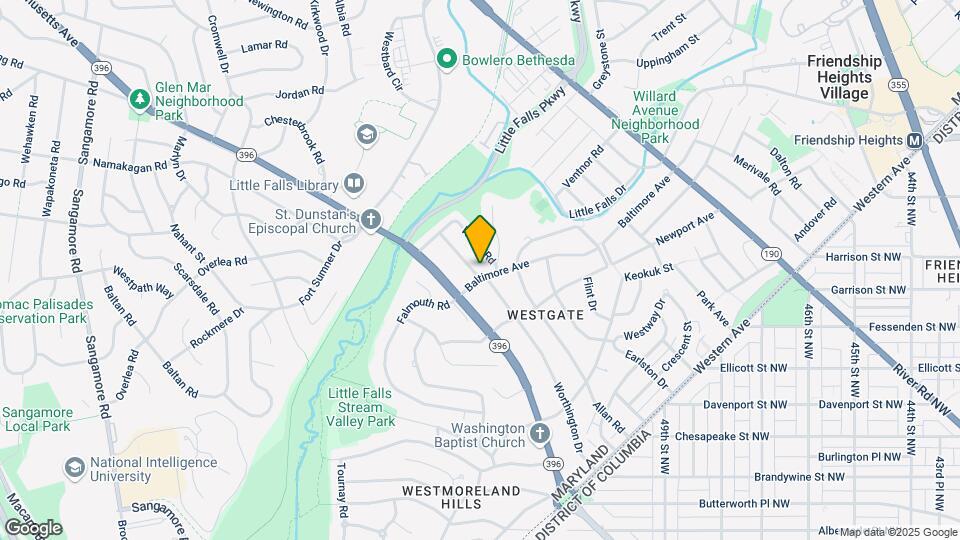 5301 Worthington Dr Map and Location Details
