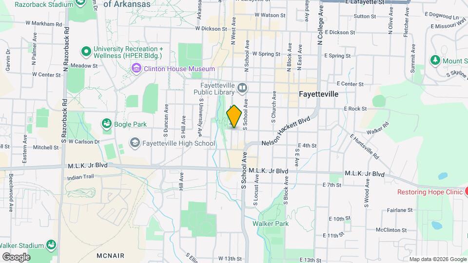 411 W South St, Unit Apartment A Mapa y Detalles de la Ubicación