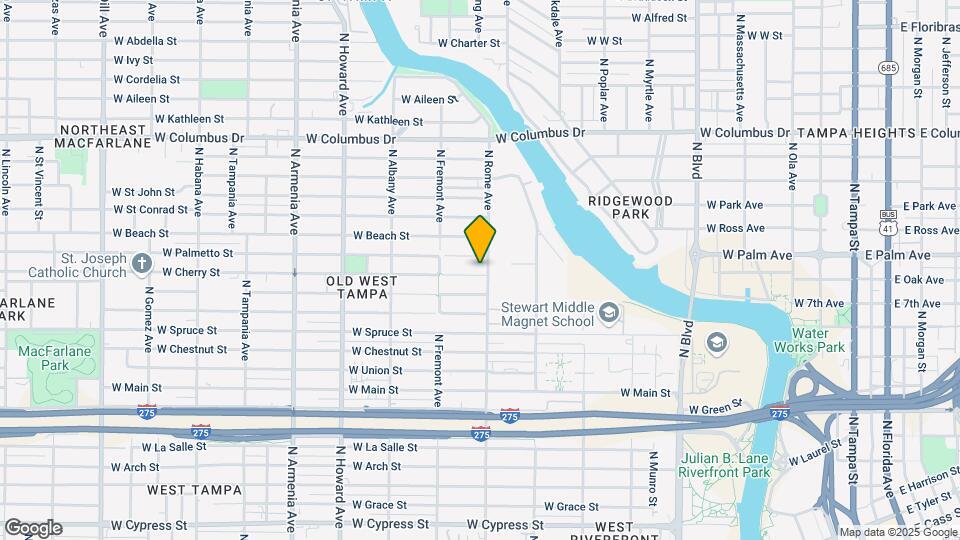 1703 W Cherry St Map and Location Details