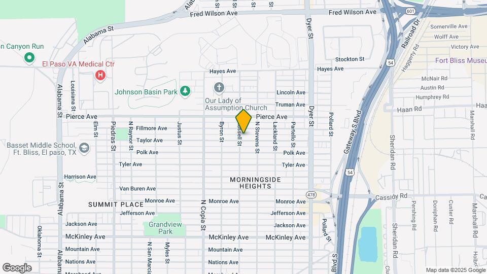 3605 Taylor Ave Mapa y Detalles de la Ubicación