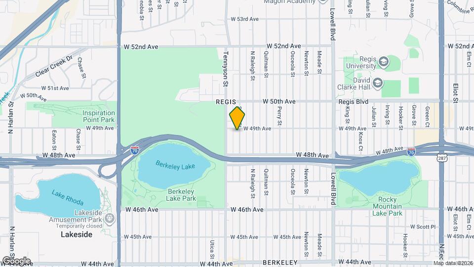 4885 Stuart St Mapa y Detalles de la Ubicación