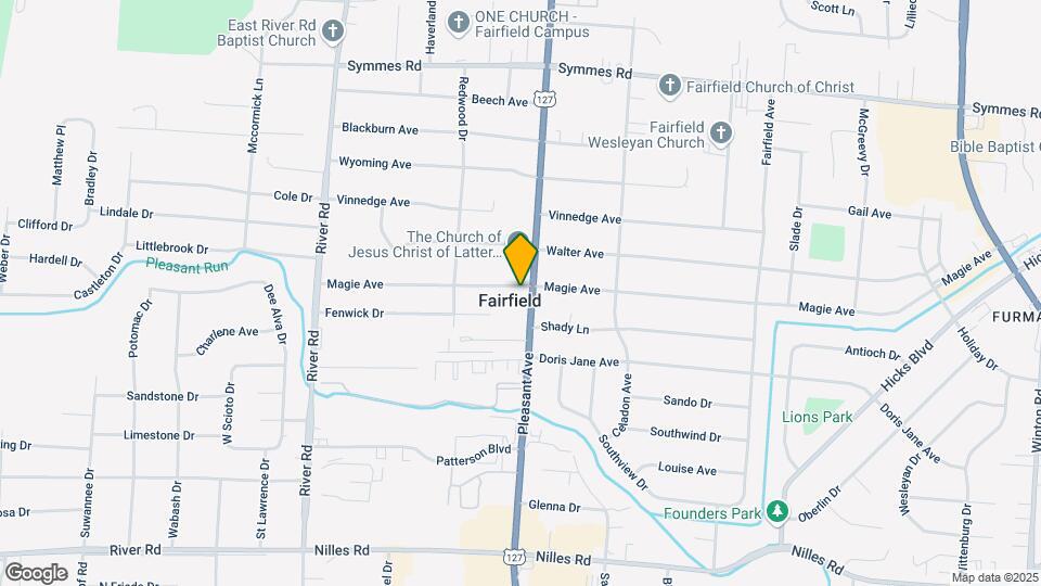 589 Magie Ave Map and Location Details