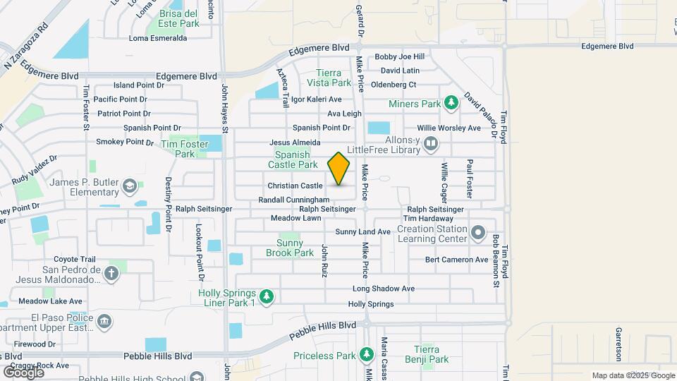 14664 Christian Castle Map and Location Details