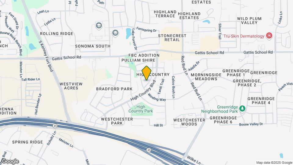 2626 Eastwood Ln Map and Location Details