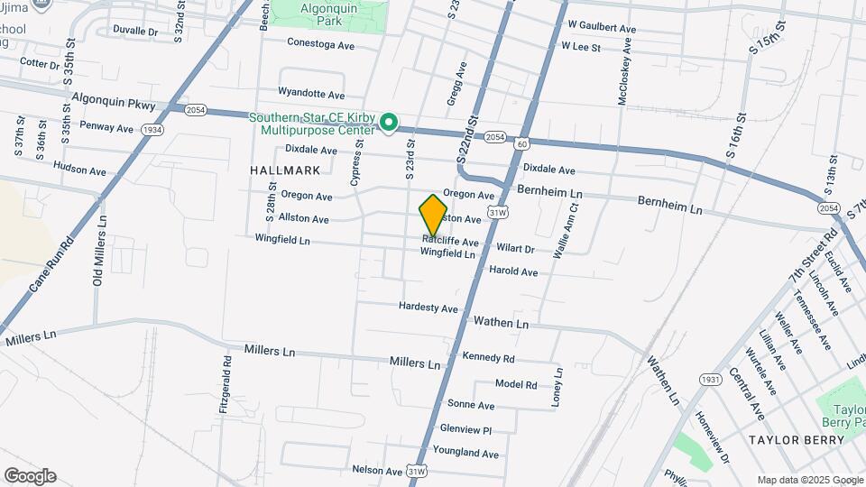 2110 Ratcliffe Ave Map and Location Details