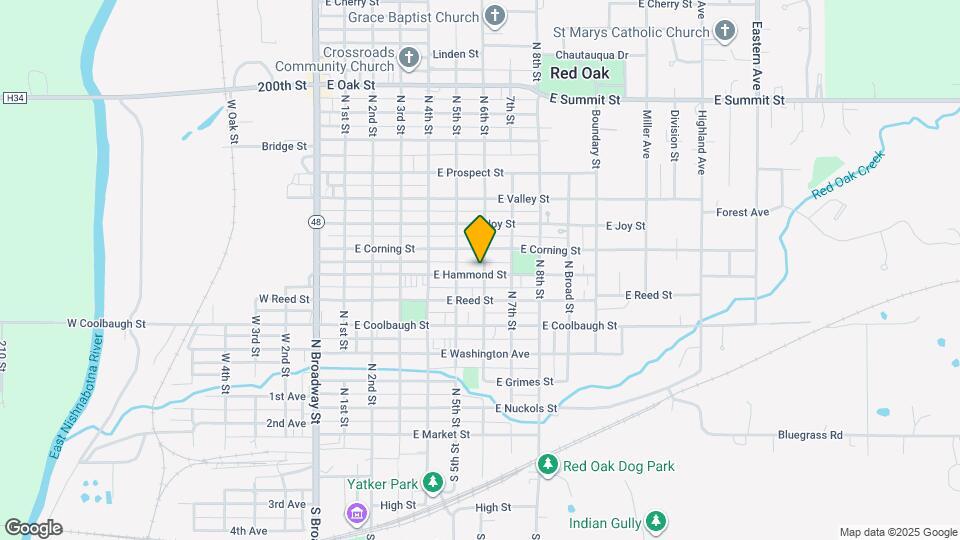 702 N 6th St Map and Location Details