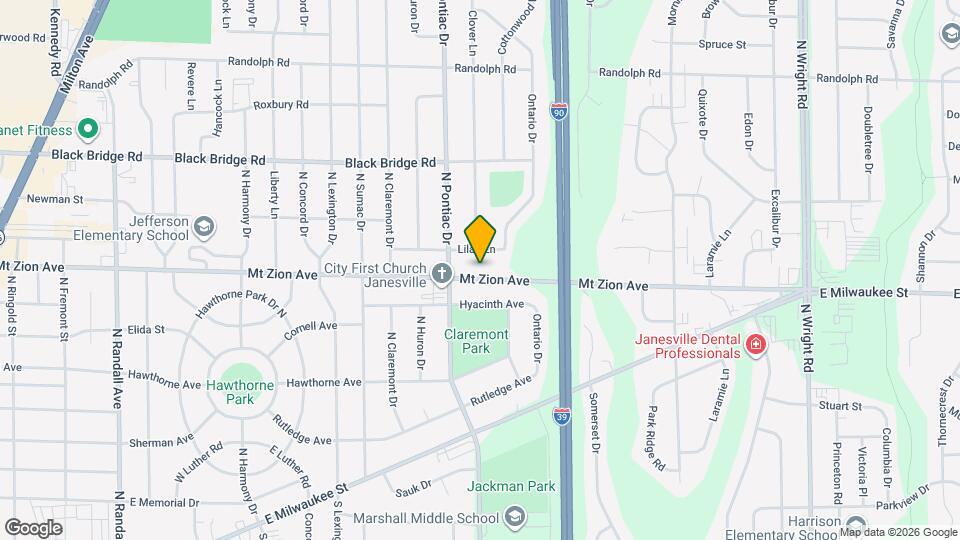 2723 Mount Zion Ave Map and Location Details