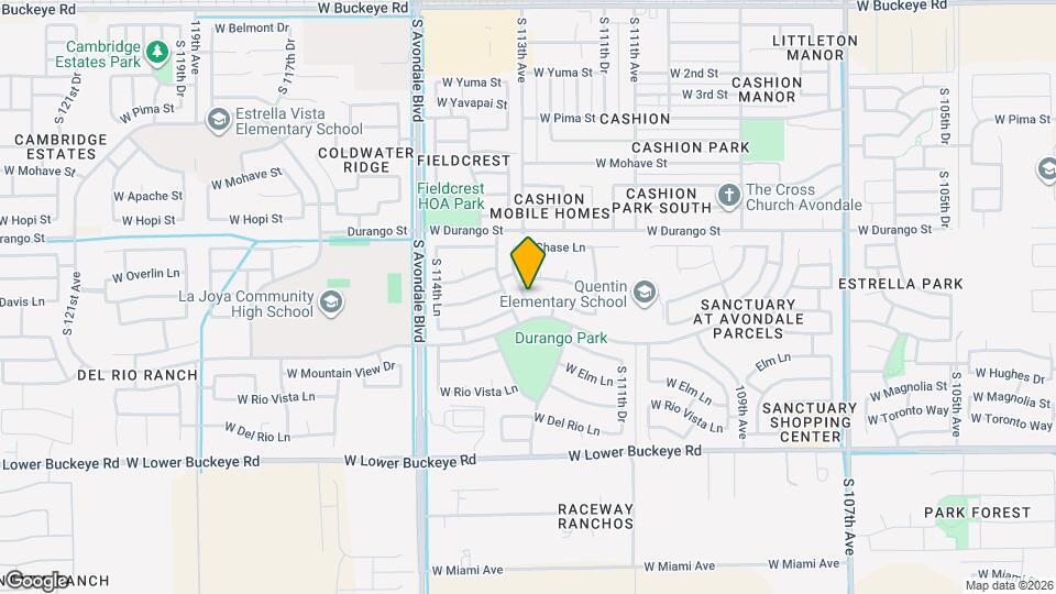11258 W Locust Ln Map and Location Details