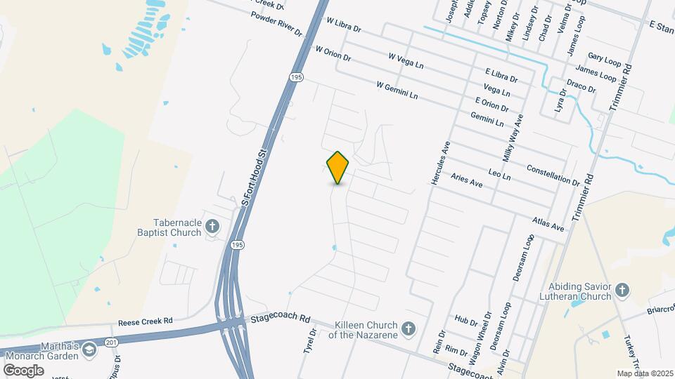6100 Aquilla Dr Map and Location Details