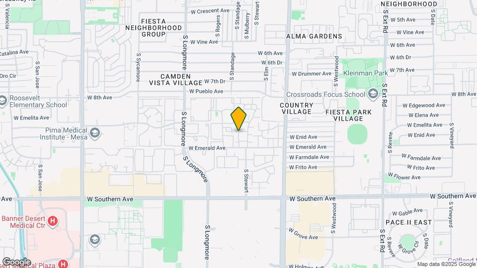 1406 W Emerald Ave Map and Location Details