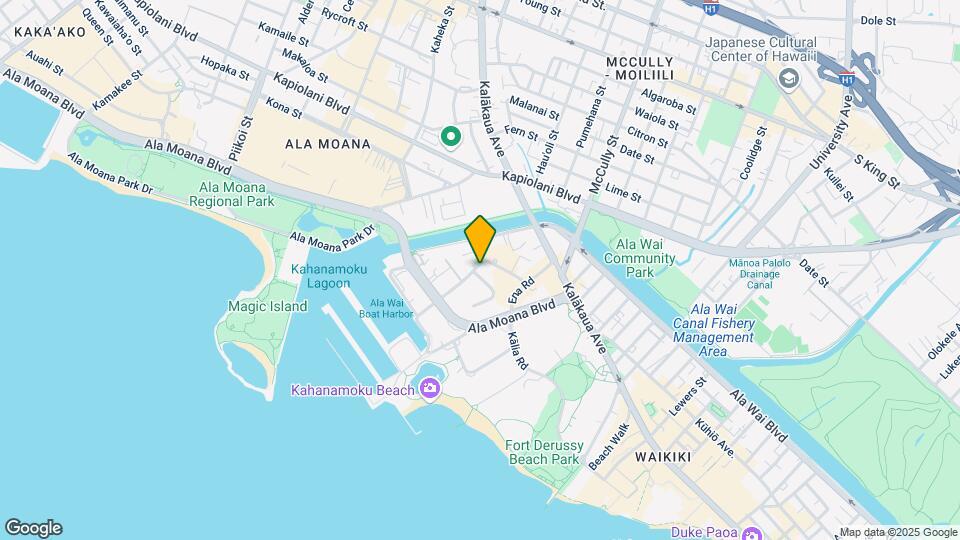 Laniakea Apartments Map and Location Details