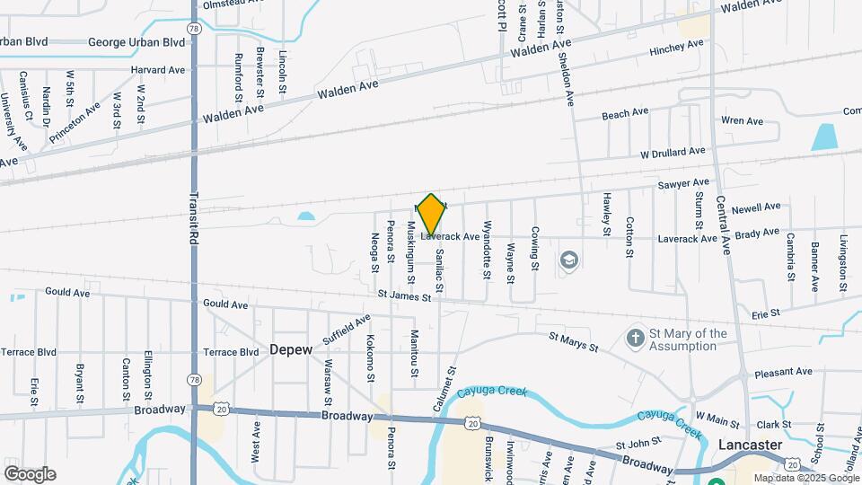 23 Laverack Ave-Unit -Upper Rear Map and Location Details