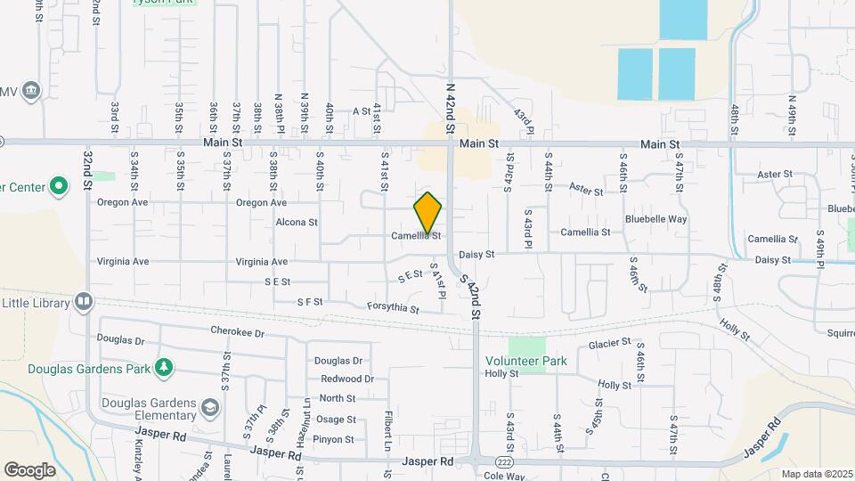 4165 Camellia St Map and Location Details