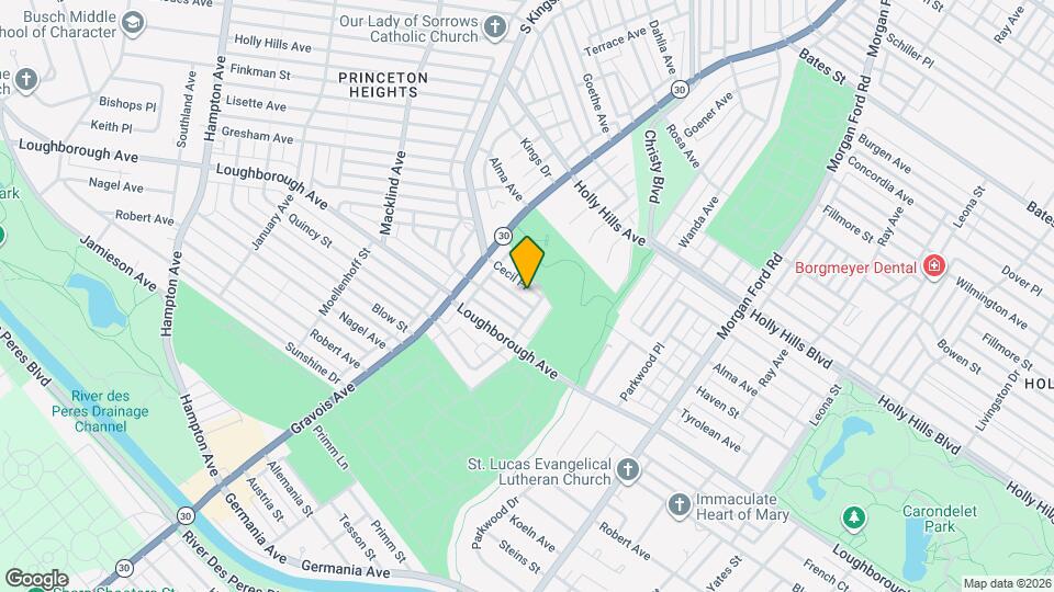 4614 Cecil Pl Map and Location Details