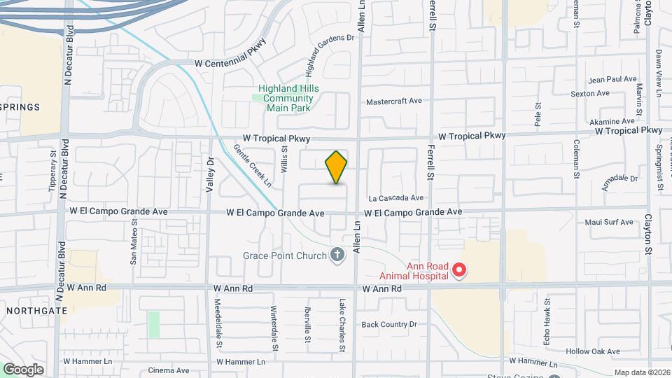 3729 Discovery Creek Ave Map and Location Details