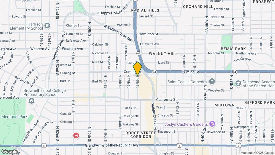 820 N 46th St-Unit -3 Map and Location Details