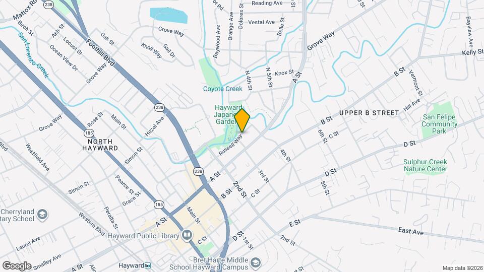 1327 Russell Way Map and Location Details