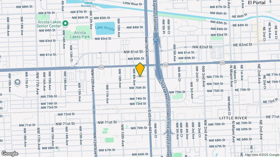 748 NW 77th Terrace Map and Location Details