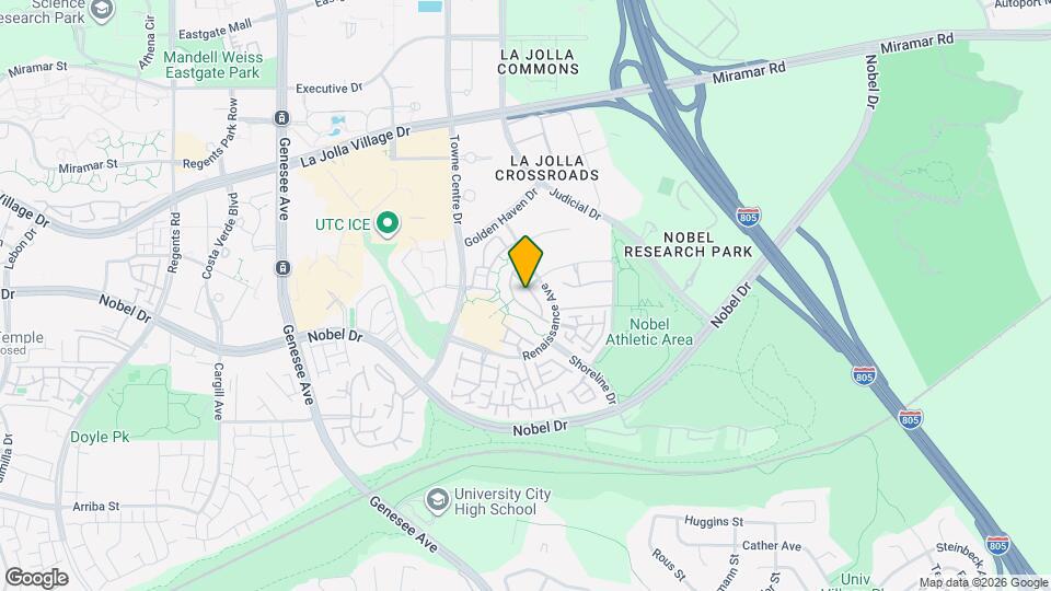 5380 Renaissance Ave Map and Location Details