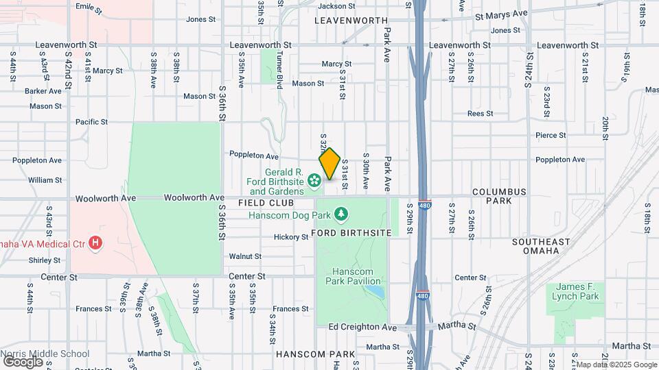 1329 S 32nd St Map and Location Details