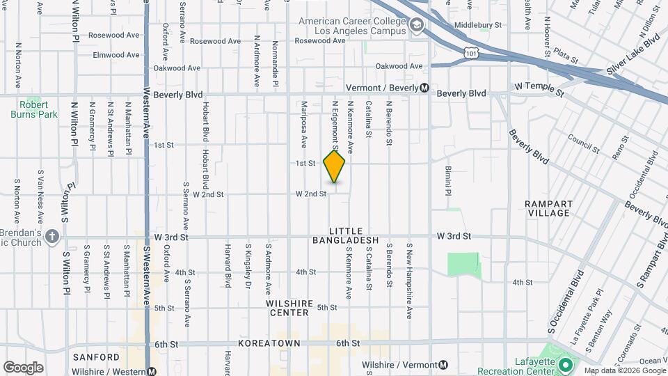 143 S Edgemont St Map and Location Details