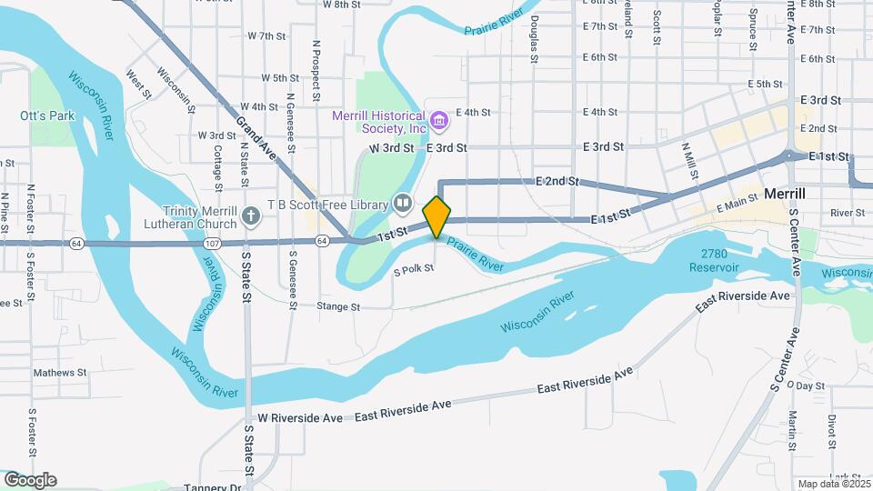 113 S Polk St Map and Location Details