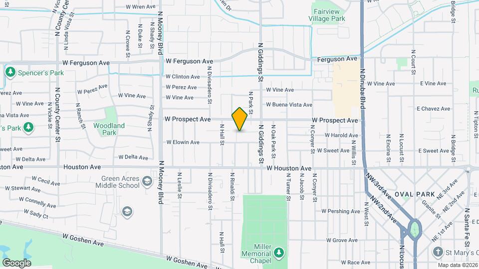 1438 W Elowin Ave Map and Location Details