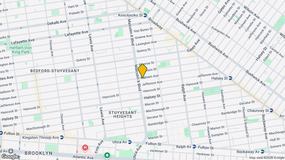 814 Putnam Ave Mapa y Detalles de la Ubicación