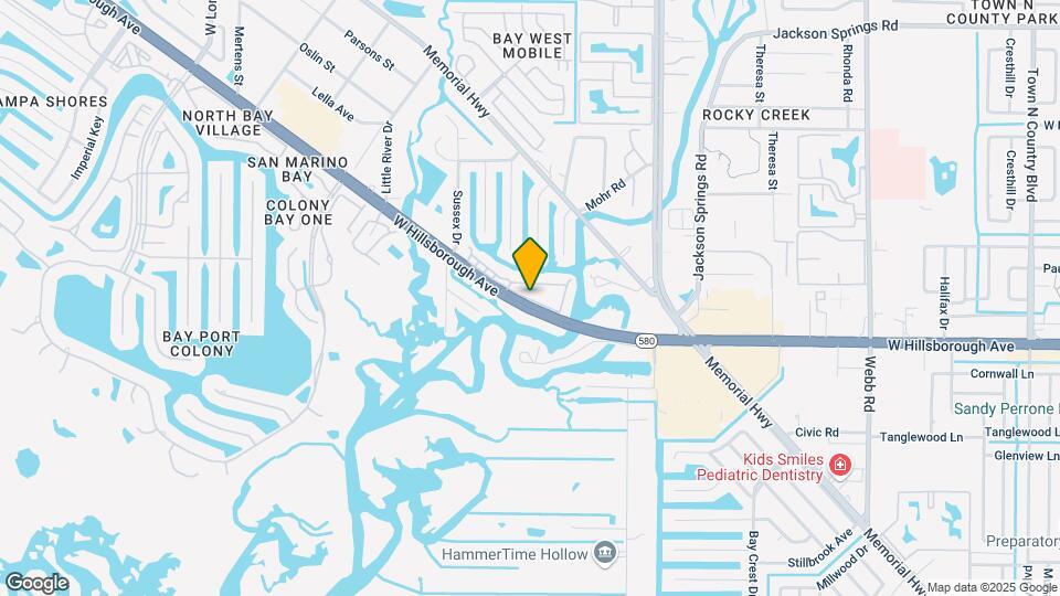 9113 W Hillsborough Ave-Unit -J104 Map and Location Details