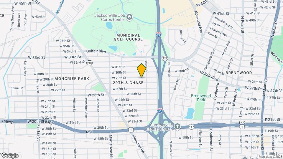 1104 W 29th St Map and Location Details