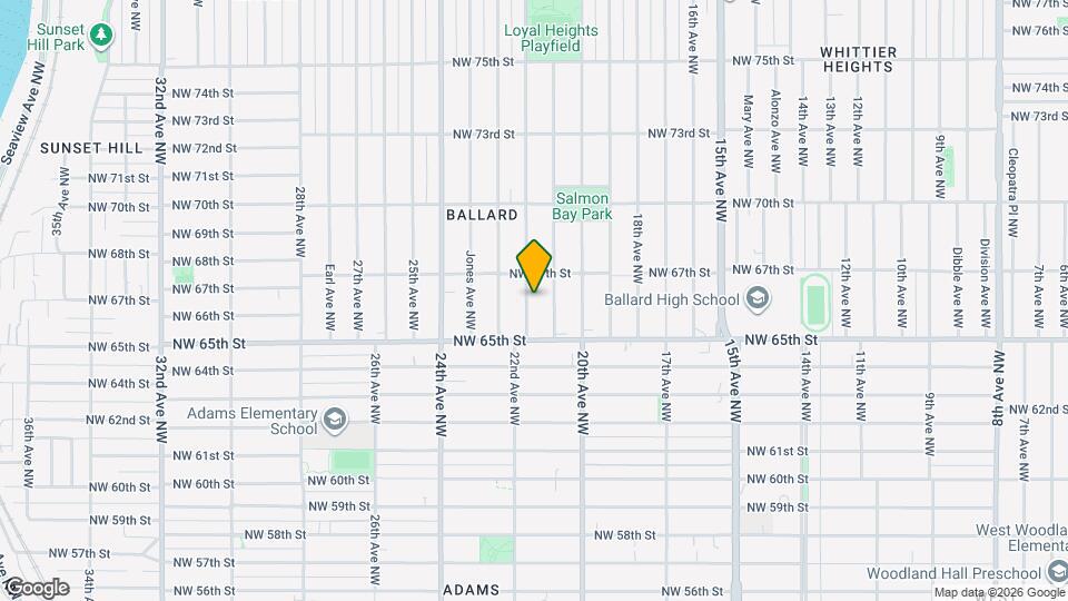 6534 22nd Ave NW Map and Location Details