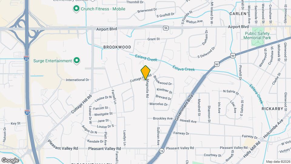 454 Magnolia Rd Map and Location Details