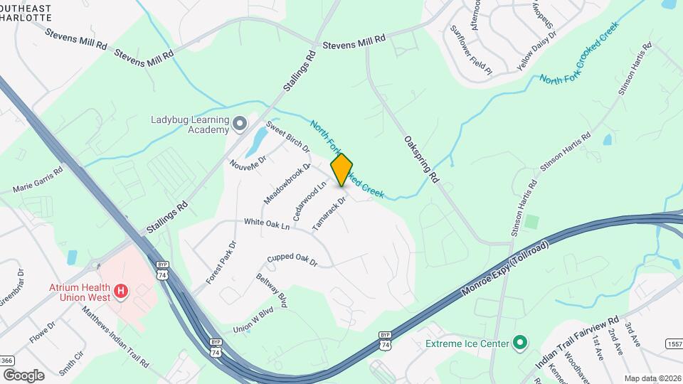 321 Tamarack Dr Map and Location Details