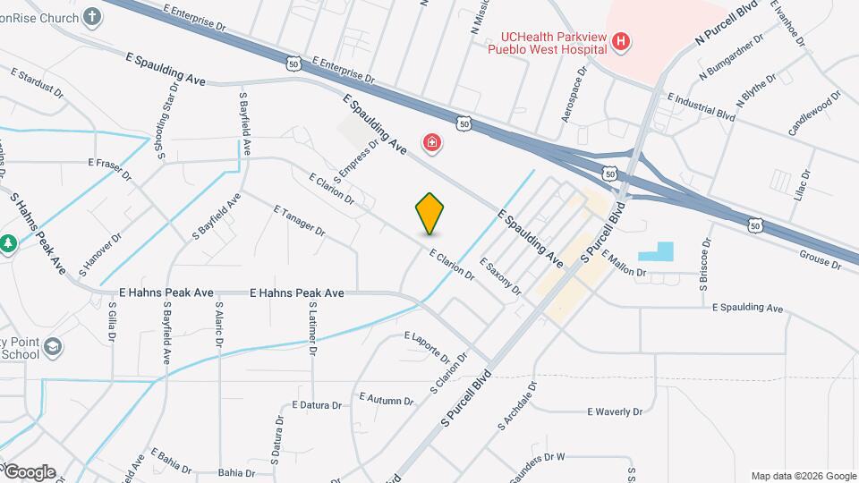 701 E Clarion Dr Mapa y Detalles de la Ubicación
