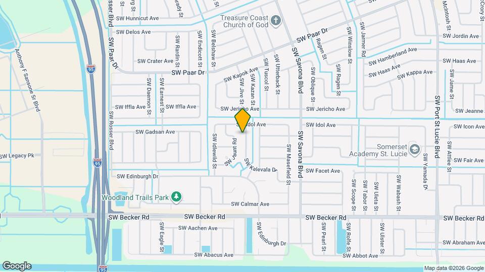 1280 SW Kalevala Dr Map and Location Details