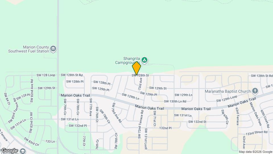 12803 SW 73rd Terrace Map and Location Details