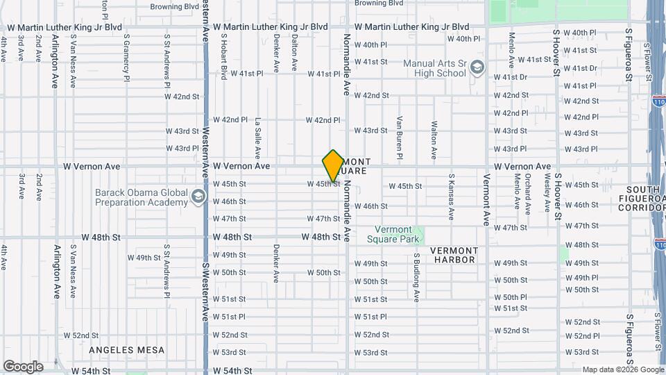 1424 W 45th St Mapa y Detalles de la Ubicación