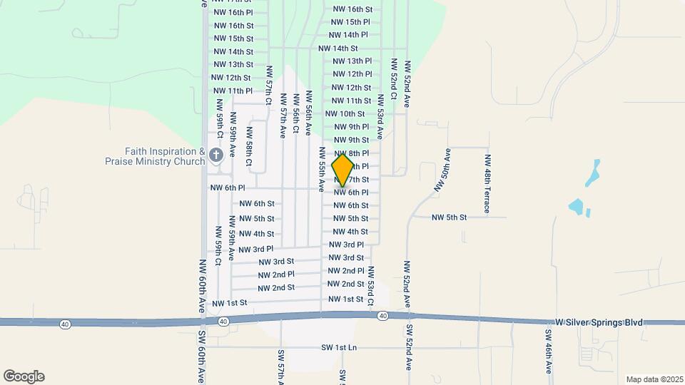 5434 NW 6th Pl Map and Location Details