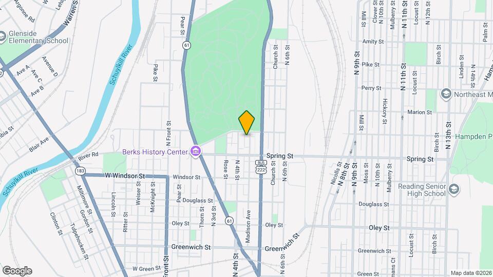 1046 Madison Ave Map and Location Details