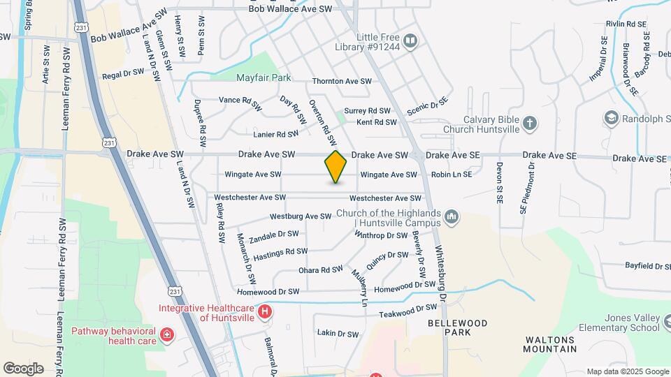 206 Westchester Ave SW Map and Location Details